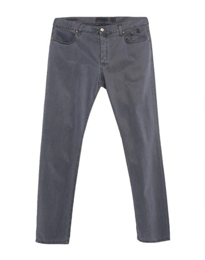 Shop Jeckerson Man Pants Grey Size 42 Lyocell, Cotton, Elastane