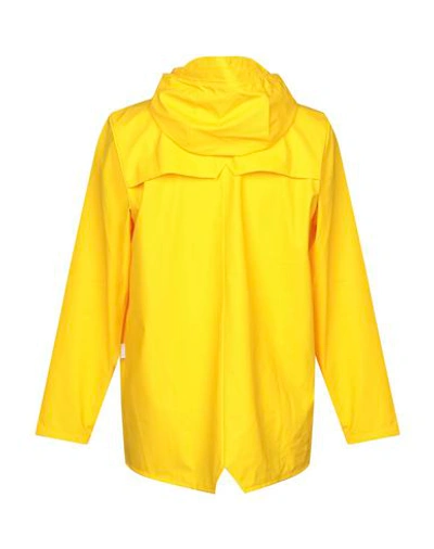 Shop Rains Overcoats In Yellow