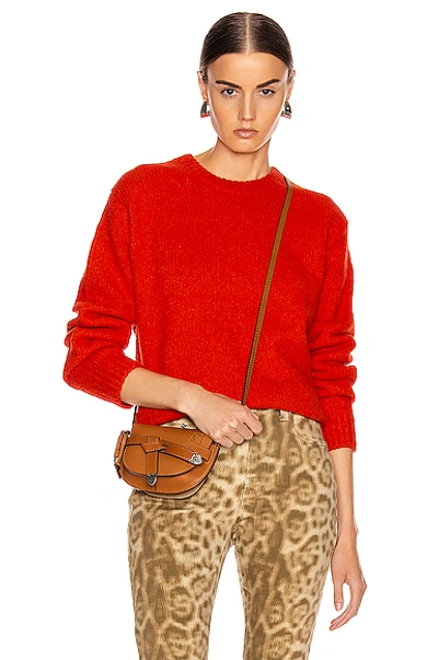 Shop Acne Studios Kiany Sweater In Poppy Red