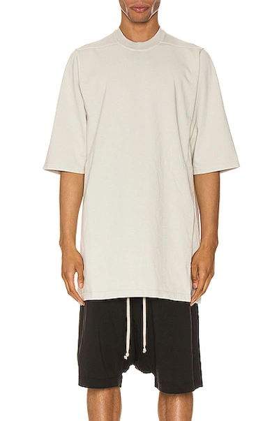 Shop Rick Owens Drkshdw Jumbo Tee In Oyster