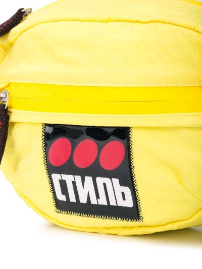 Shop Heron Preston Ctnmb Belt Bag In Yellow