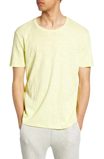 Shop Atm Anthony Thomas Melillo Crewneck T-shirt In Lemon