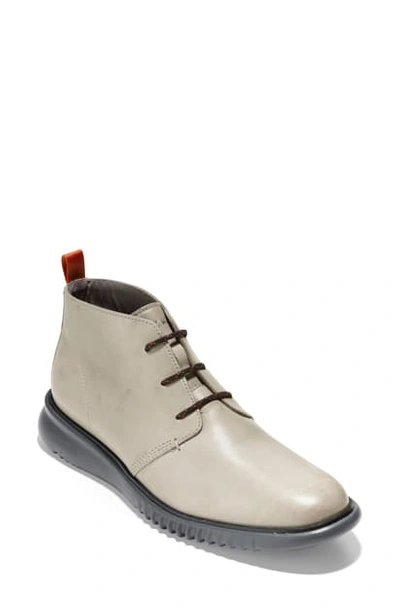 Shop Cole Haan 2.zerogrand Chukka Boot In Rock Ridge Leather/ Magnet