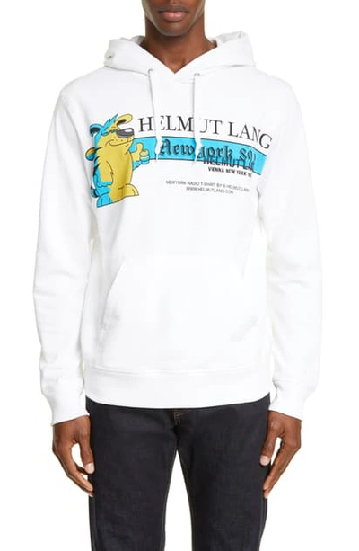 Shop Helmut Lang City Hoodie In Chalk White