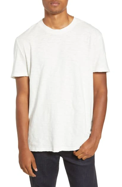 Shop Allsaints Mateo Cotton Crewneck T-shirt In Chalk White