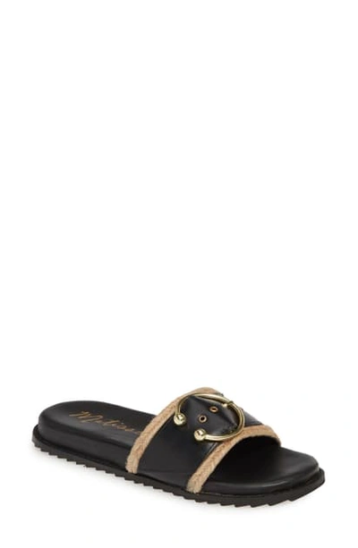 Shop Matisse Hampton Slide Sandal In Black