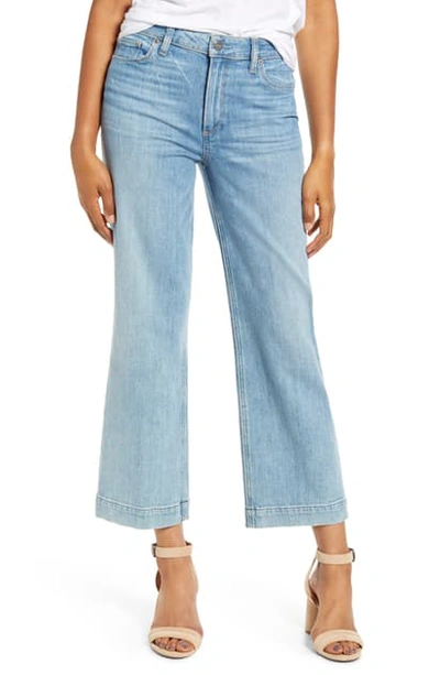 Shop Paige Vintage - Nellie High Waist Crop Culotte Jeans In Starstruck