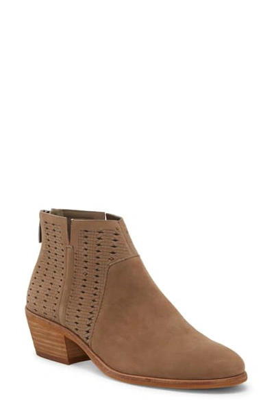 Shop Vince Camuto Patellen Bootie In Tuscan Taupe Suede