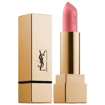 Shop Saint Laurent Rouge Pur Couture Satin Lipstick Collection 85 Nu Fatal 0.13 oz/ 3.8 G In Gold