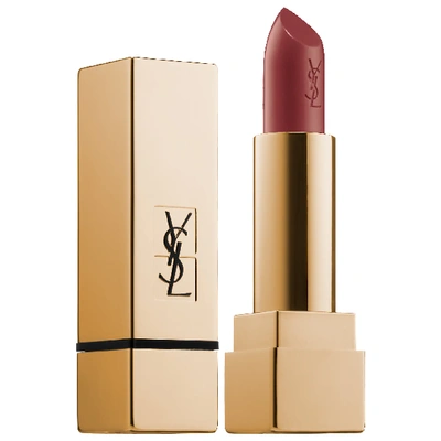 Shop Saint Laurent Rouge Pur Couture Satin Lipstick Collection 83 Fiery Red 0.13 oz/ 3.8 G In Gold