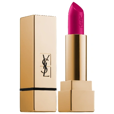 Shop Saint Laurent Rouge Pur Couture Satin Lipstick Collection 88 Berry Brazen 0.13 oz/ 3.8 G In Gold