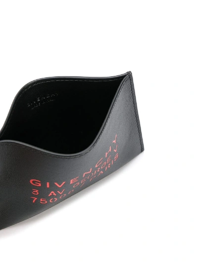 Shop Givenchy Logo Card Holder In Black