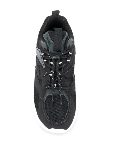 Shop Reebok Aztrek Sneakers In Black