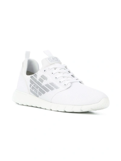 Shop Ea7 Logo Sneaker In White