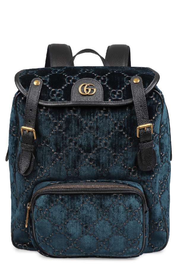 gucci velvet backpack