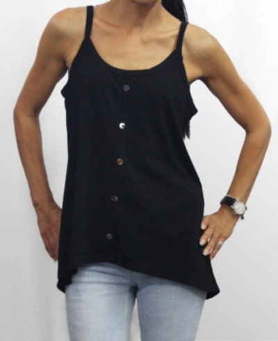 Shop Coin 1804 Womens Button Front Camisole In Black