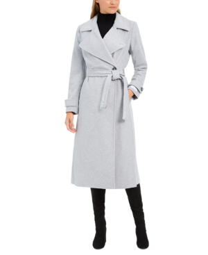 calvin klein wool wrap coat