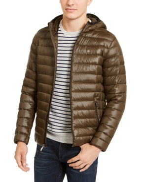 mens calvin klein puffer jacket