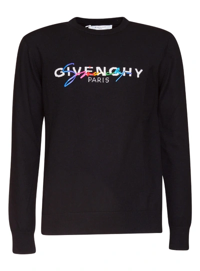 Shop Givenchy Multicolour Sweater In Nero
