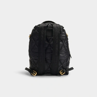 Shop Moschino Backpack In Black Nylon