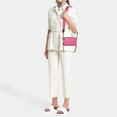 Shop Marc Jacobs Snapshot Camera Bag In Pink