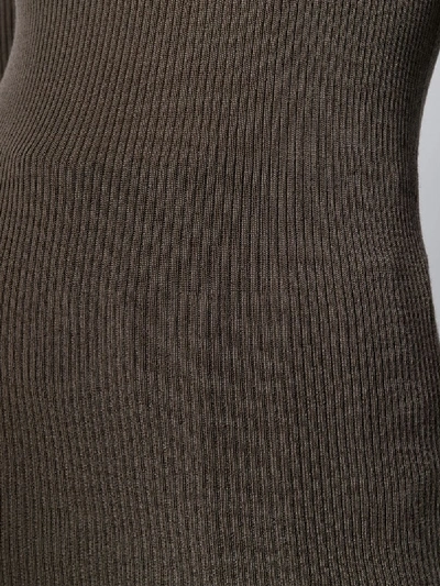 Shop Rick Owens Highneck Sweater In Grey