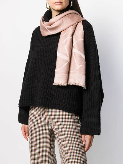 Shop Valentino Shawl In Beige