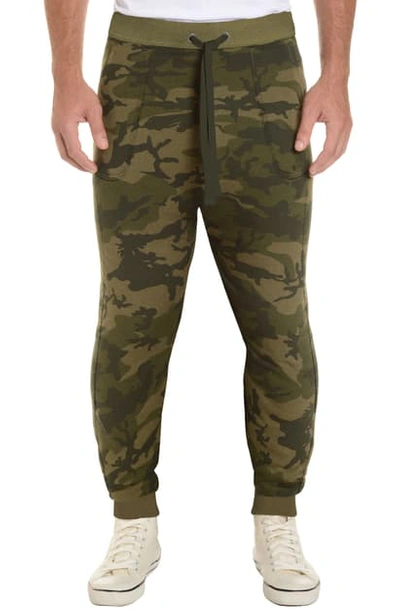 Shop 2(x)ist Terry Jogger Sweatpants In Olive Camo