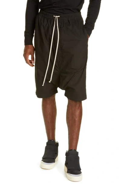 Shop Rick Owens Drkshdw Pods Shorts In Black