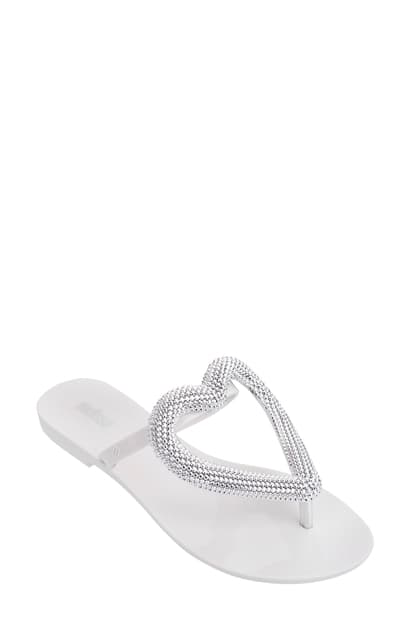 melissa heart flip flops