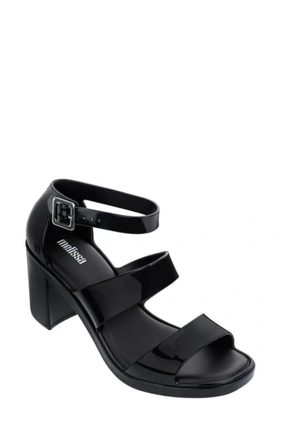 Melissa Women's Model Block Heel Sandals In Black | ModeSens
