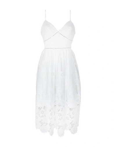 Shop True Decadence 3/4 Length Dresses In White