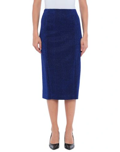 Shop Tela Midi Skirts In Bright Blue