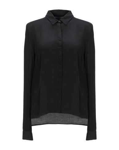 Trussardi Jeans Solid Color Shirts & Blouses In Black | ModeSens