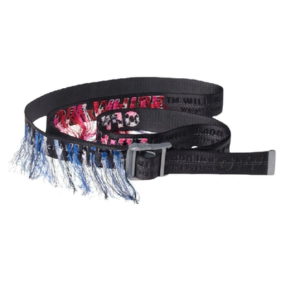 Pre-owned Off-white  Artisan Industrial Belt Black/multicolor