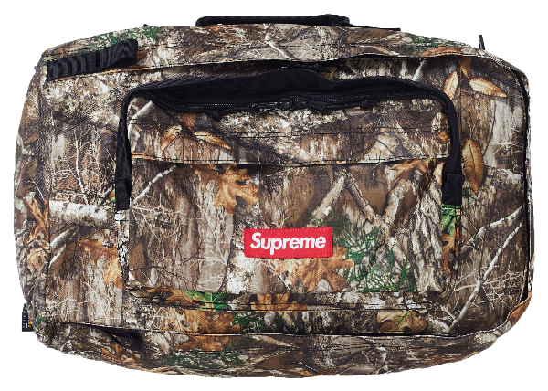 supreme camo bag