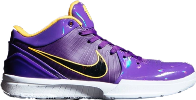 Pre-owned Nike Kobe 4 Protro Undefeated Los Angeles Lakers In  Purple/university Gold-white | ModeSens