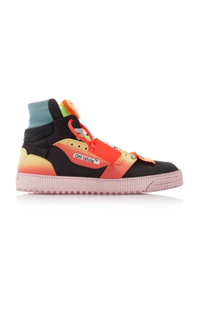 Shop Off-white Off Court Leather Sneakers In Multi