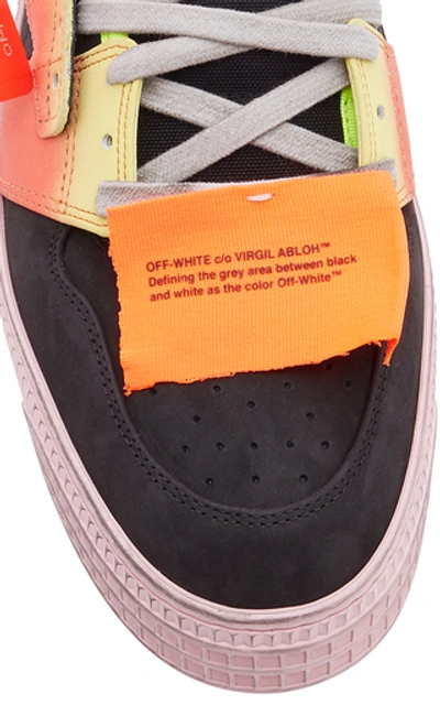 Shop Off-white Off Court Leather Sneakers In Multi