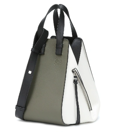 Shop Loewe Hammock Small Leather Shoulder Bag In Multicoloured