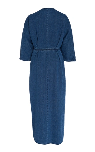 Mara hoffman denim dress hotsell