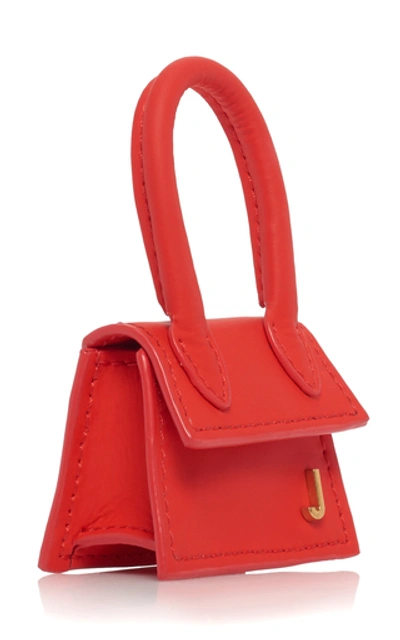 Shop Jacquemus Le Chiquiti Leather Bag In Red