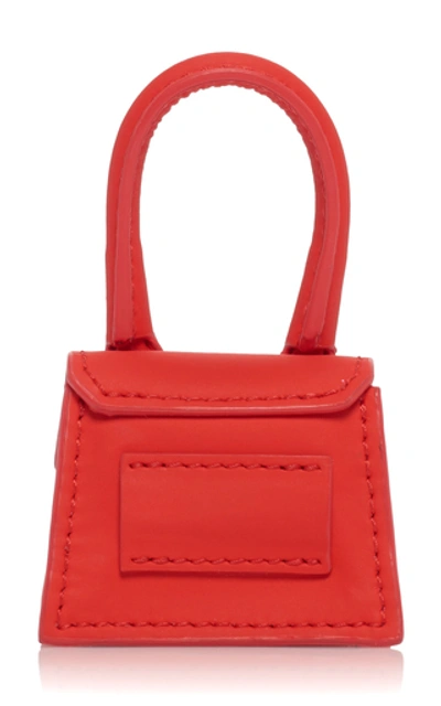 Shop Jacquemus Le Chiquiti Leather Bag In Red