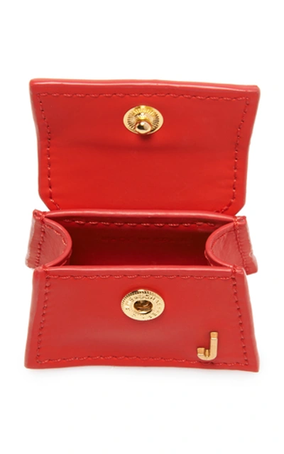 Shop Jacquemus Le Chiquiti Leather Bag In Red