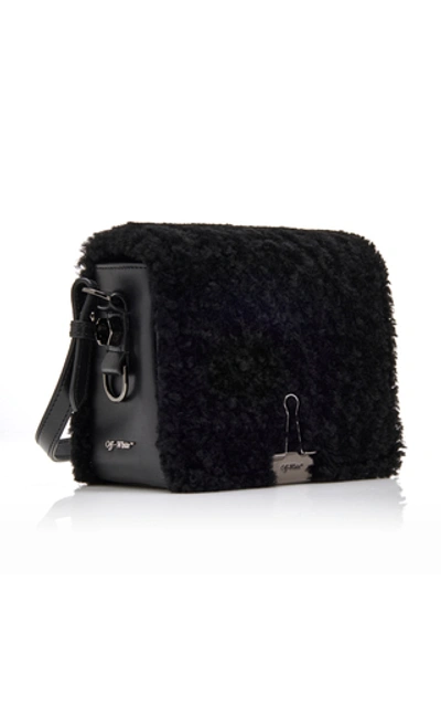 Shop Off-white Montone Flap Bag In Black