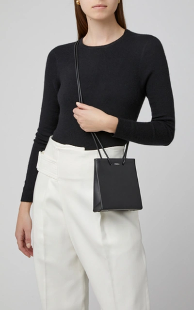 Shop Medea Prima Mini Leather Bag In Black