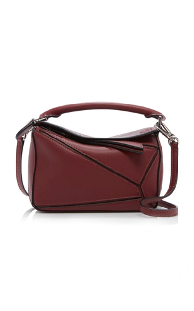 Leather small bag Louis Quatorze Burgundy in Leather - 19576853
