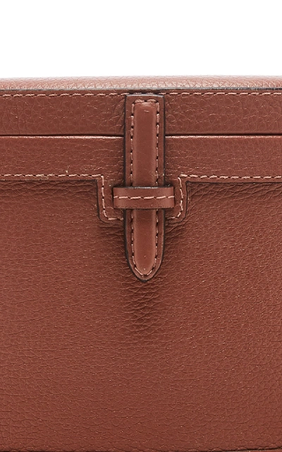 Shop Hunting Season Trunk Leather Crossbody Bag In Brown