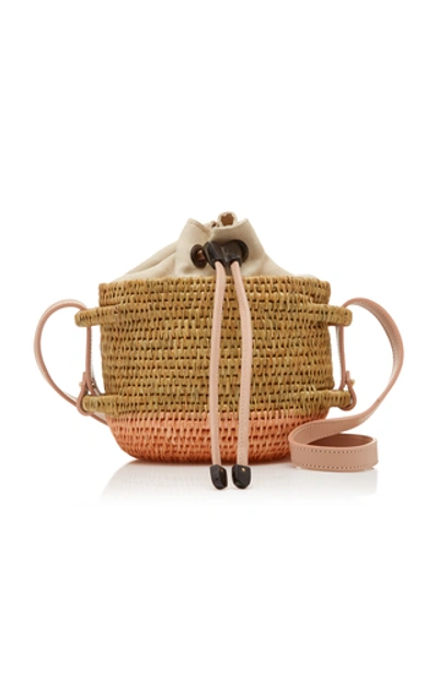 Shop Khokho Thembi Straw Shoulder Bag In Neutral