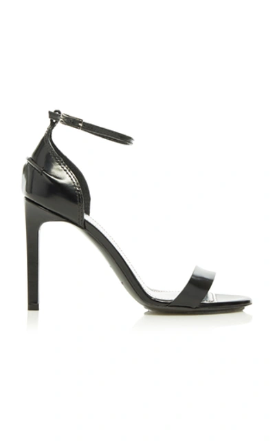 Shop Givenchy Show Patent Leather Sandals In Black